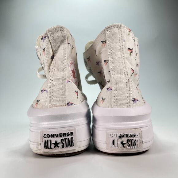 Converse Chuck Taylor All Star Move White Platform High Top Sneaker Youth Size 4 - Picture 5 of 11
